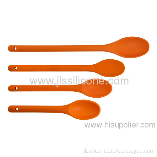 Silicone Spoon Soft In Orange Color